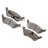 DX858 by MONROE - Total Solution Semi-Metallic Brake Pads