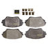 DX862 by MONROE - Total Solution Semi-Metallic Brake Pads