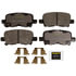 Monroe DX865 Disc Brake Pad Set Monroe Brakes Total Solution Semi-Metallic Brake Pads