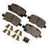 Monroe DX865 Disc Brake Pad Set Monroe Brakes Total Solution Semi-Metallic Brake Pads