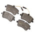 DX872A by MONROE - Total Solution Semi-Metallic Brake Pads