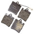 DX876A by MONROE - Total Solution Semi-Metallic Brake Pads