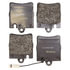 DX876A by MONROE - Total Solution Semi-Metallic Brake Pads