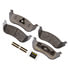 DX881 by MONROE - Total Solution Semi-Metallic Brake Pads