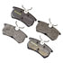 DX886 by MONROE - Total Solution Semi-Metallic Brake Pads