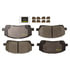 DX884 by MONROE - Total Solution Semi-Metallic Brake Pads