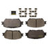 DX908 by MONROE - Total Solution Semi-Metallic Brake Pads