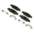 Monroe DX922A Disc Brake Pad Set Prem Semi-Met Brakes