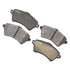 Monroe DX926 Disc Brake Pad Set Monroe Brakes Total Solution Semi-Metallic Brake Pads