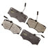 DX927 by MONROE - Total Solution Semi-Metallic Brake Pads