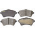 Monroe DX926 Disc Brake Pad Set Monroe Brakes Total Solution Semi-Metallic Brake Pads