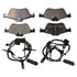 DX939A by MONROE - Total Solution Semi-Metallic Brake Pads
