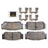 DX954 by MONROE - Total Solution Semi-Metallic Brake Pads