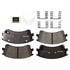 DX957 by MONROE - Total Solution Semi-Metallic Brake Pads