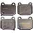 Monroe DX961 Disc Brake Pad Set Monroe Brakes Total Solution Semi-Metallic Brake Pads