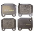 Monroe DX961 Disc Brake Pad Set Monroe Brakes Total Solution Semi-Metallic Brake Pads