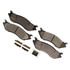 DX966 by MONROE - Total Solution Semi-Metallic Brake Pads