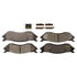 DX966 by MONROE - Total Solution Semi-Metallic Brake Pads