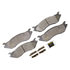 DX966A by MONROE - Total Solution Semi-Metallic Brake Pads