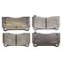 Monroe DX968 Disc Brake Pad Set Monroe Brakes Total Solution Semi-Metallic Brake Pads
