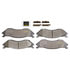 DX966A by MONROE - Total Solution Semi-Metallic Brake Pads