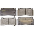 Monroe DX968 Disc Brake Pad Set Monroe Brakes Total Solution Semi-Metallic Brake Pads