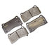 Monroe DX968 Disc Brake Pad Set Monroe Brakes Total Solution Semi-Metallic Brake Pads