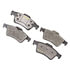 DX973 by MONROE - Total Solution Semi-Metallic Brake Pads