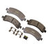 DX974A by MONROE - Total Solution Semi-Metallic Brake Pads