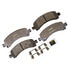 DX974A by MONROE - Total Solution Semi-Metallic Brake Pads