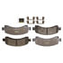 DX974A by MONROE - Total Solution Semi-Metallic Brake Pads