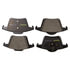 DX980 by MONROE - Total Solution Semi-Metallic Brake Pads