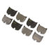 DX983 by MONROE - Total Solution Semi-Metallic Brake Pads