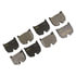 DX983 by MONROE - Total Solution Semi-Metallic Brake Pads