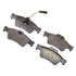 DX986A by MONROE - Total Solution Semi-Metallic Brake Pads