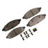 DX997 by MONROE - Total Solution Semi-Metallic Brake Pads