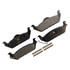 FX1012 by MONROE - ProSolution Semi-Metallic Brake Pads