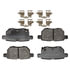 FX1354 by MONROE - ProSolution Semi-Metallic Brake Pads