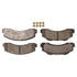 Monroe FX1414 Disc Brake Pad Set Monroe Brakes ProSolution Semi-Metallic Brake Pads