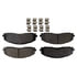 FX1680 by MONROE - ProSolution Semi-Metallic Brake Pads