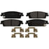 FX1707 by MONROE - Monroe Brakes ProSolution Semi-Metallic Brake Pads