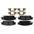 FX1707 by MONROE - Monroe Brakes ProSolution Semi-Metallic Brake Pads