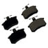 FX228 by MONROE - ProSolution Semi-Metallic Brake Pads