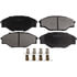 Monroe FX434 Disc Brake Pad Set Monroe Brakes ProSolution Semi-Metallic Brake Pads