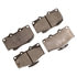 FX436A by MONROE - Monroe Brakes ProSolution Semi-Metallic Brake Pads