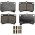 FX466 by MONROE - ProSolution Semi-Metallic Brake Pads