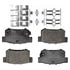 FX537 by MONROE - ProSolution Semi-Metallic Brake Pads