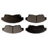 FX562 by MONROE - ProSolution Semi-Metallic Brake Pads