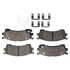 FX637 by MONROE - ProSolution Semi-Metallic Brake Pads