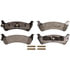FX667A by MONROE - ProSolution Semi-Metallic Brake Pads